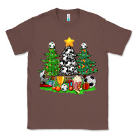 Chestnut Christmas With Soccer Trees Classic Tee - BundleAndBundleShop