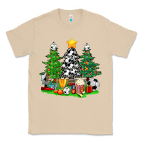Mushroom Christmas With Soccer Trees Classic Tee - BundleAndBundleShop