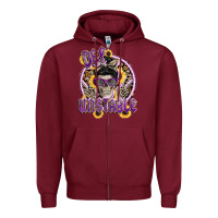 Burgundy def unstable Zipper Hoodie - CowGirlArtShop