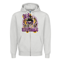 Dove Grey def unstable Zipper Hoodie - CowGirlArtShop