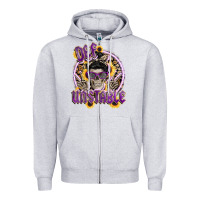 Heather Grey def unstable Zipper Hoodie - CowGirlArtShop