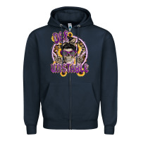 Navy def unstable Zipper Hoodie - CowGirlArtShop