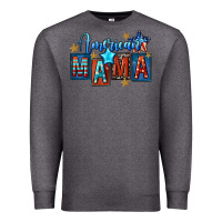 Charcoal Heather American mama Mother's Day Premium Sweatshirt - FaDigitalArtStudio