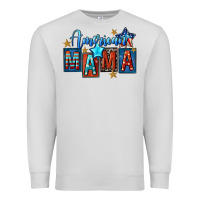 Dove Grey American mama Mother's Day Premium Sweatshirt - FaDigitalArtStudio