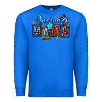 True Royal American mama Mother's Day Premium Sweatshirt - FaDigitalArtStudio