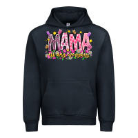 Navy mama all day everyday Urban Hoodie - CowhideDigitalArt