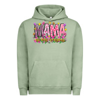 Pigment Oil Green mama all day everyday Urban Hoodie - CowhideDigitalArt