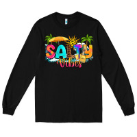Black salty vibes Long Sleeve Tee - RanaPortraitStore