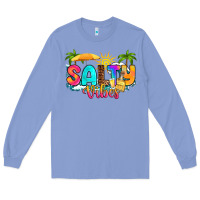 Colony Blue salty vibes Long Sleeve Tee - RanaPortraitStore