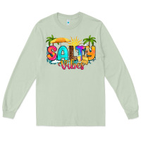 Matcha salty vibes Long Sleeve Tee - RanaPortraitStore
