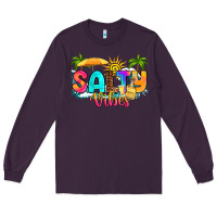 Plum salty vibes Long Sleeve Tee - RanaPortraitStore