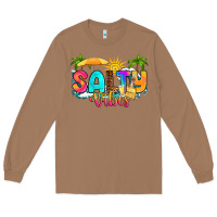 Toasted Coconut salty vibes Long Sleeve Tee - RanaPortraitStore