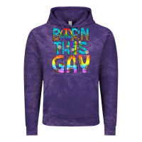 Cloud Purple Western Born This Gay Vintage Hoodie - BundleAndBundleShop