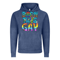 Vintage Denim Western Born This Gay Vintage Hoodie - BundleAndBundleShop