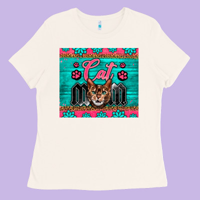 Western Bengal Cat Mom Ladies Tee Designed By Lillyallendesigns