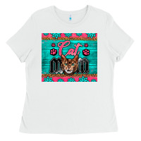 White Western Bengal Cat Mom Ladies Tee - LillyAllenDesigns