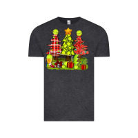 Vintage Black Christmas With Tennis Trees Vintage Tee - BundleAndBundleShop