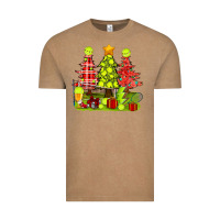 Christmas With Tennis Trees Vintage Tee | Teevron