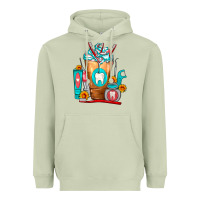 Matcha Dentist Cold Drink Frappe Heavyweight Hoodie - FaDigitalArtStudio
