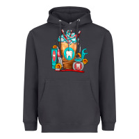 Smoke Dentist Cold Drink Frappe Heavyweight Hoodie - FaDigitalArtStudio