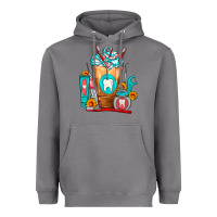 Storm Dentist Cold Drink Frappe Heavyweight Hoodie - FaDigitalArtStudio