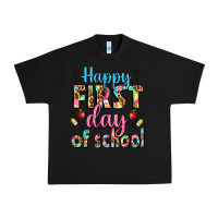 Black happy first day of school Urban Heavy Tee - BundleAndBundleShop