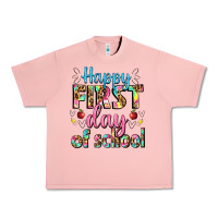 Salmon happy first day of school Urban Heavy Tee - BundleAndBundleShop