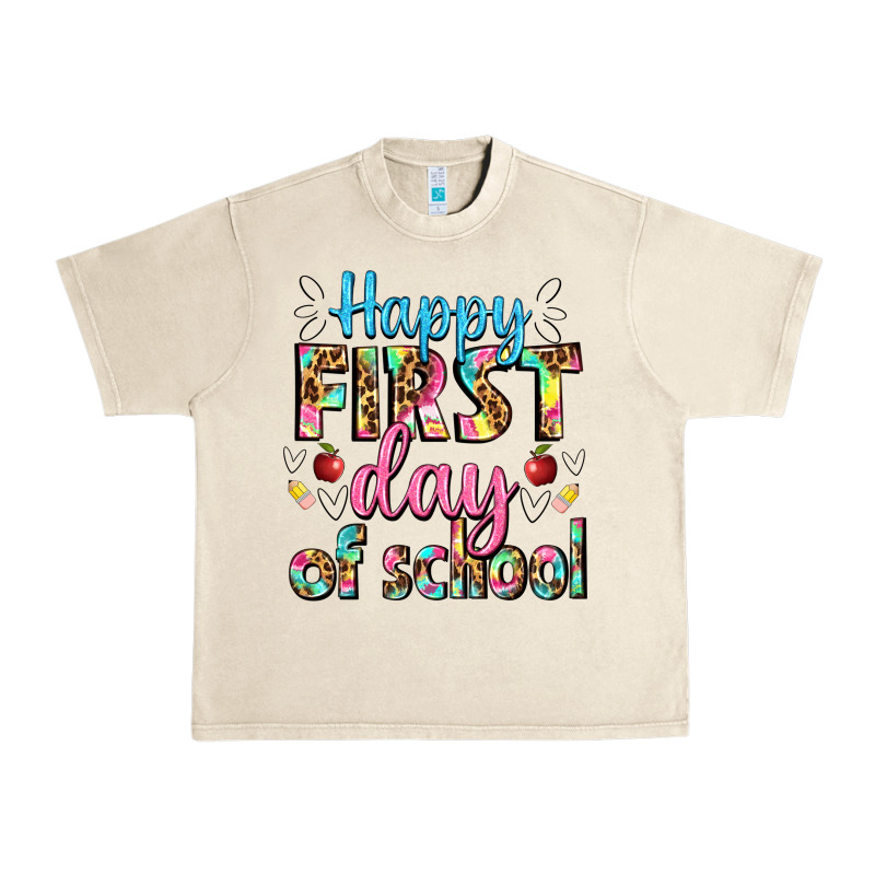 Happy First Day Of School Urban Heavy Tee by BundleAndBundleShop | Teevron