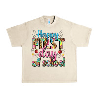 Sandshell happy first day of school Urban Heavy Tee - BundleAndBundleShop