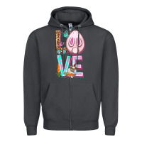 Smoke Love Rabbit Easter Day Zipper Hoodie - HowdyJamesFarm
