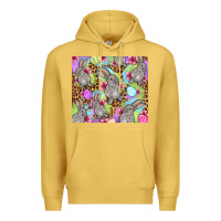 Antique Gold Easter bunnys eggs Premium Hoodie - OliviaCreatesArt
