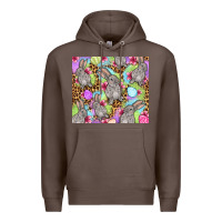 Coffee Easter bunnys eggs Premium Hoodie - OliviaCreatesArt