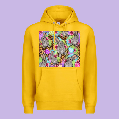 Easter Bunnys Eggs Premium Hoodie Designed By Oliviacreatesart