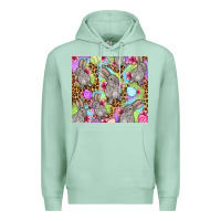 Seafoam Easter bunnys eggs Premium Hoodie - OliviaCreatesArt