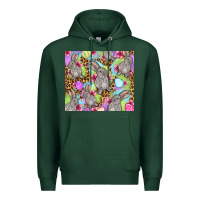 Sports Green Easter bunnys eggs Premium Hoodie - OliviaCreatesArt