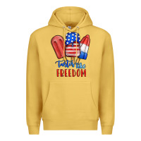 Antique Gold tastes like freedom Premium Hoodie - JahusDesignShop