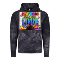 Cloud Black Everyone Deserves Love Pride LGBTQ+ Tumbler Vintage Hoodie - BundleAndBundleShop
