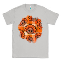 Moon Dust Thanksgiving Turkey With Tartan Patch Classic Tee - BundleAndBundleShop