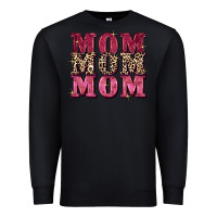 Black Mom mom mom Mother's Day Premium Sweatshirt - FaDigitalArtStudio