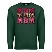Sports Green Mom mom mom Mother's Day Premium Sweatshirt - FaDigitalArtStudio