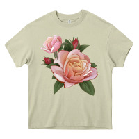 Mossy State Of Grace Rose Heavy Core Tee - LillyAllenDesigns