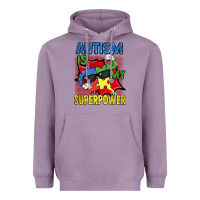 Lavender Autism is my superpower Autism Awareness Day Heavyweight Hoodie - FaDigitalArtStudio