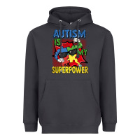 Smoke Autism is my superpower Autism Awareness Day Heavyweight Hoodie - FaDigitalArtStudio