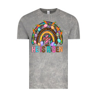 Cloud Rock He Is Risen Rainbow Vintage Tee - BundleAndBundleShop
