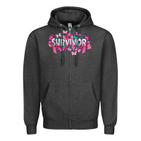 Cancer Survivor Cancer Awareness Zipper Hoodie | Teevron