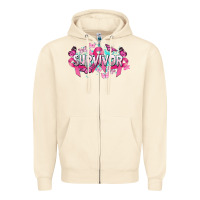 Sandshell Cancer survivor Cancer Awareness Zipper Hoodie - HowdyJamesFarm