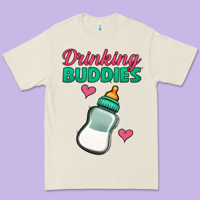 Drinking Buddies Premium Tee Designed By Jasminsmagicworld