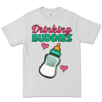 Dove Grey Drinking Buddies Premium Tee - Jasminsmagicworld