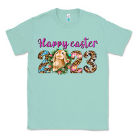 Seafoam Happy Easter 2023 Classic Tee - BundleAndBundleShop