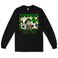 Black St Patricks Day Heifer Long Sleeve Tee - Bettercallsaul